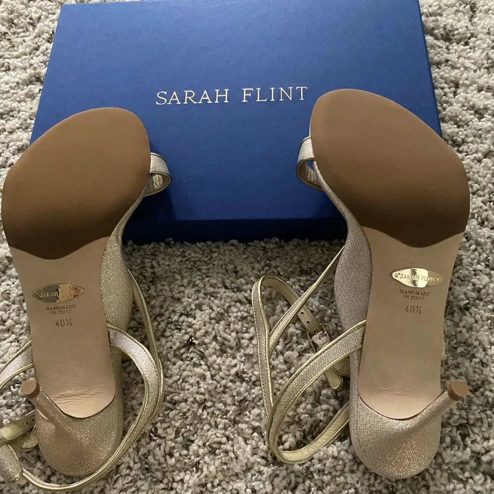 Sarah Flint Perfect Sacha 85 in Champagne Lame - Picture 9 of 14